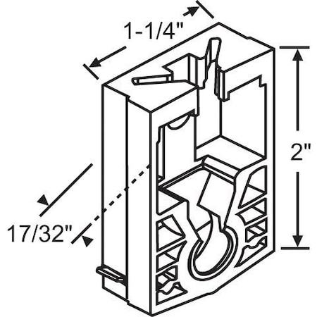 Strybuc Omega Pivot Lock Shoe 62-693